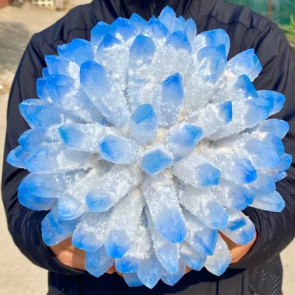 Modri fantomski kvarc - 6,4 kg